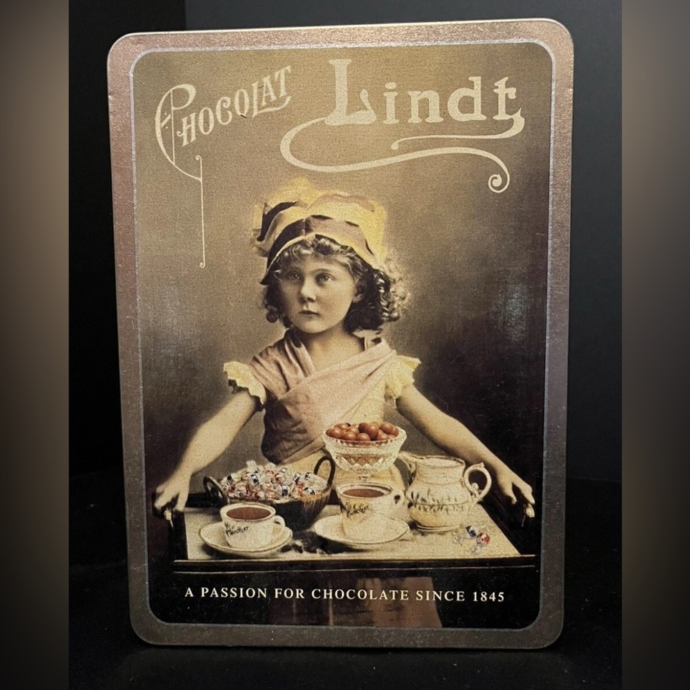 Lindt Swiss Premium Chocolate Tin A Passion For Chocolate Since 1845 Vintage